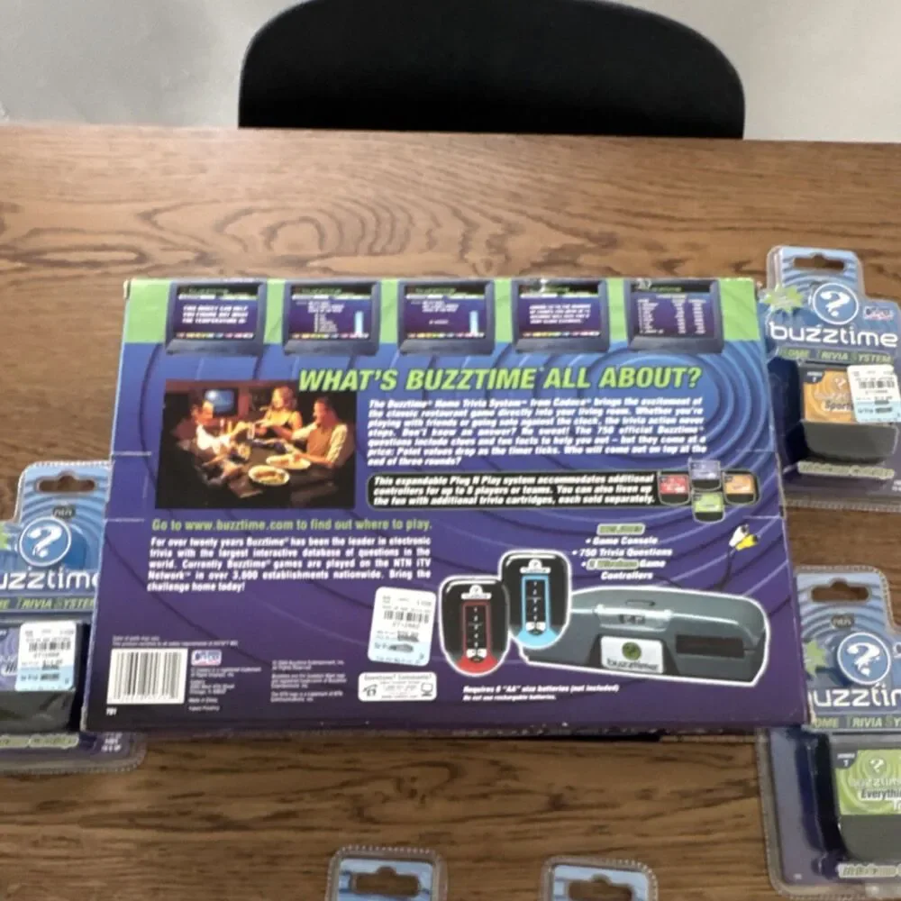Cadaco Buzztime Home Trivia System with Expansion Packs